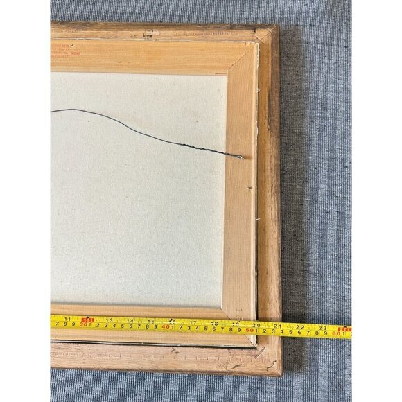 Vintage Andres Orpinas Art Print, Boy and Girl Collecting Flowers Wall Decor - Picture 8 of 16